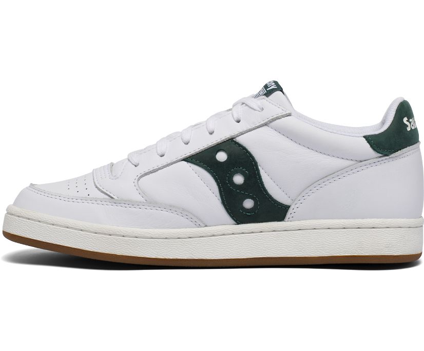 Women's Saucony Jazz Court Originals White / Green | Singapore 048CTVE